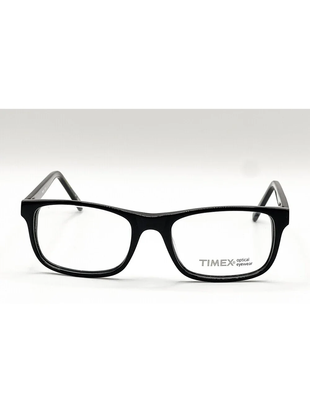 Timex T290 BK Black Square Authentic Eyeglass Frames 52-18-140